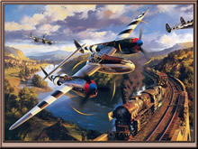 手绘二战飞机壁纸 World War Two plane Wallpaper